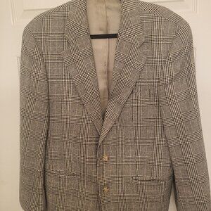 Ralph Lauren men’s sport coat black and white checks